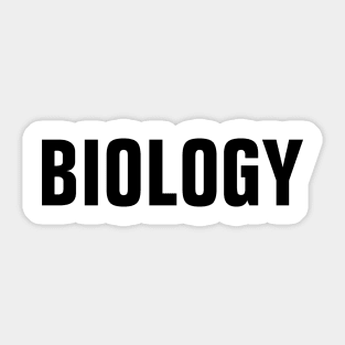 Biology Word - Simple Bold Text Sticker